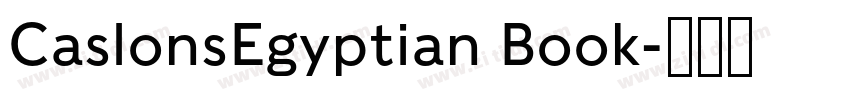 CaslonsEgyptian Book字体转换 CaslonsEgyptian Book字体转换